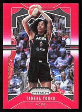 2020 Panini Prizm WNBA Tamera Young Red  115/275 #73 Las Vegas Aces