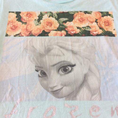 Tunica canotta turchese donna Disney Frozen taglia small misto poliestere rayon - Foto 7 di 8