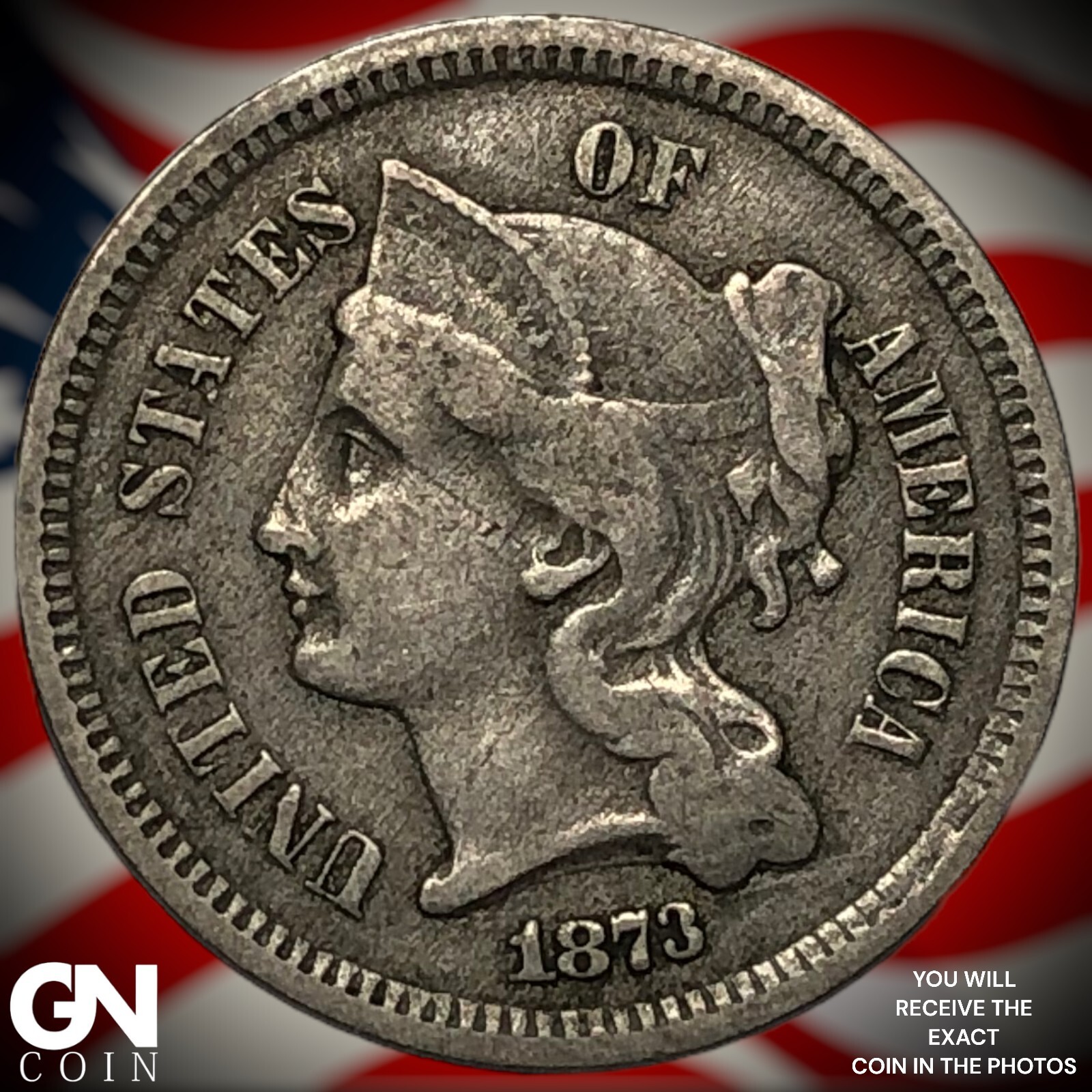 1873 3 Cent Nickel Piece M1886 eBay