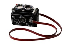 New Leather Neck Camera Strap f/ Rolleiflex 3.5F 3.5E 3.5T 3.5C 2.8F 2.8FX 2.8GX