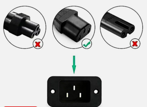 3 Prong AC Premium Power cord Standard 6 feet - Picture 12 of 12
