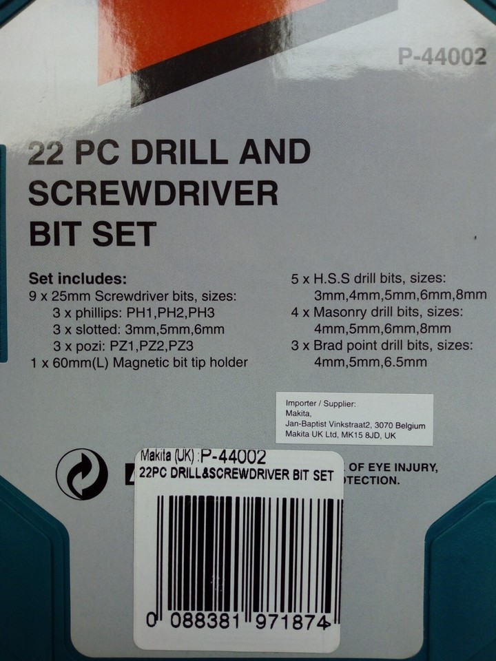 240x Job Lot Makita Bosch Erbauer Magnusson Drill Bit Jigsaw Hacksaw