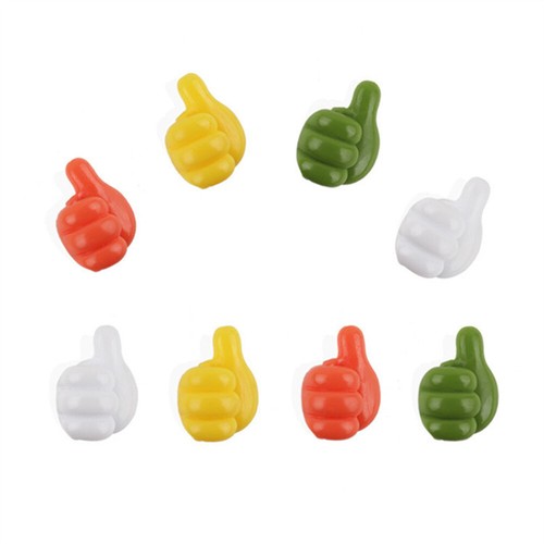 10X Self Adhesive Thumb Wall Hooks Cable Organizer Clips Key Hook No Punching - Picture 14 of 26