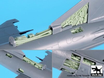 Black Dog 1/48 Spine, Tail Electronics & Engine MiG-21MF Fishbed (Eduard) A48197