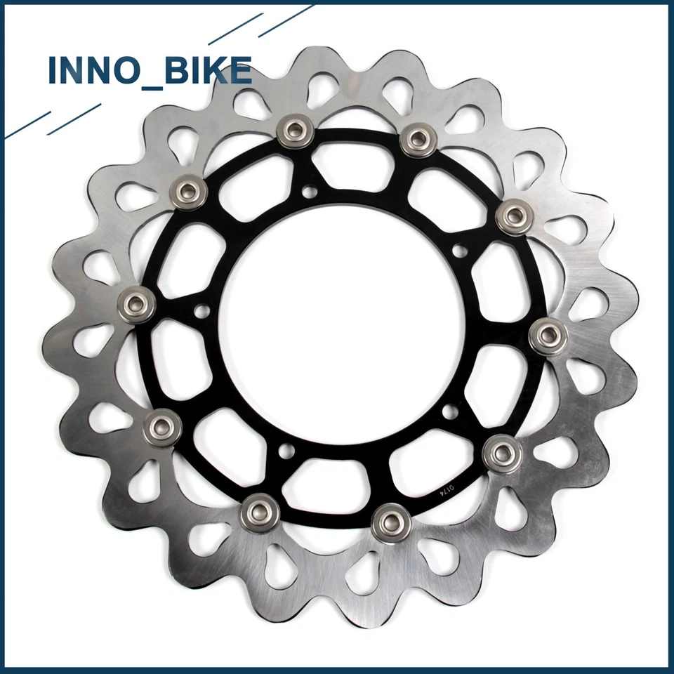 Rotores de freno delanteros para Yamaha YZF R1 2004-2006 YZF R1S 16-17 Vmax 1700 2009-2016 Foto 3 de 4