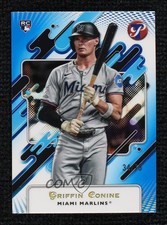 2025 Topps Pristine Blue Refractor 34/75 Griffin Conine #165 1gd8