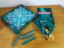 SCRABBLE DE VOYAGE.MATTEL FRANÇAISE Complet PROCHE DU NEUF