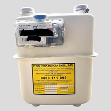 Actaris G4 Gas Meter comes with regulator delivering 6m2 of gas an hour