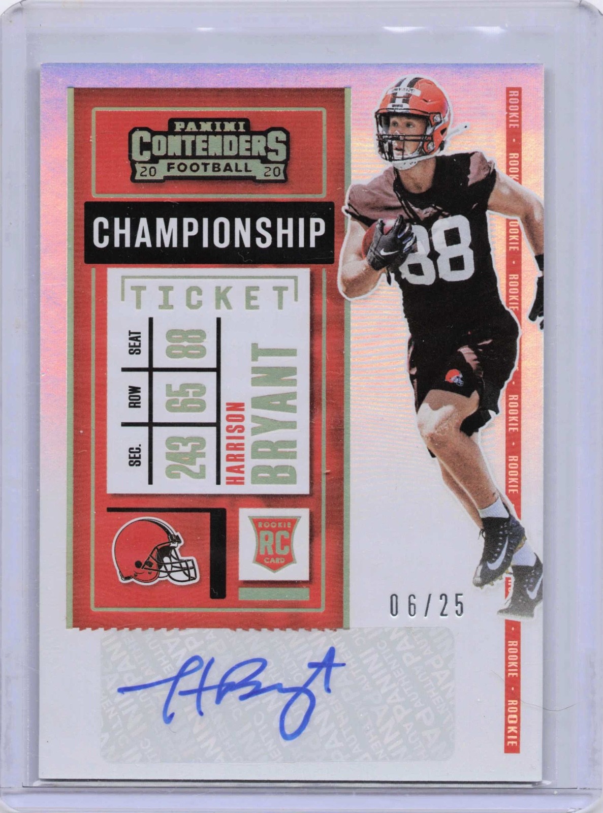 Harrison Bryant Panini Contenders #193 Autograph