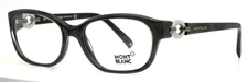 MONTBLANC MB442 005 Black Womens Semi Cat Eye Full Rim Eyeglasses 54-17-135 B:38