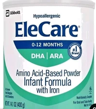 1 ~ ELECARE INFANT BABY DHA & ARA FORMULA 14.1 oz EXP 02/2027 FRESH SEALED NEW