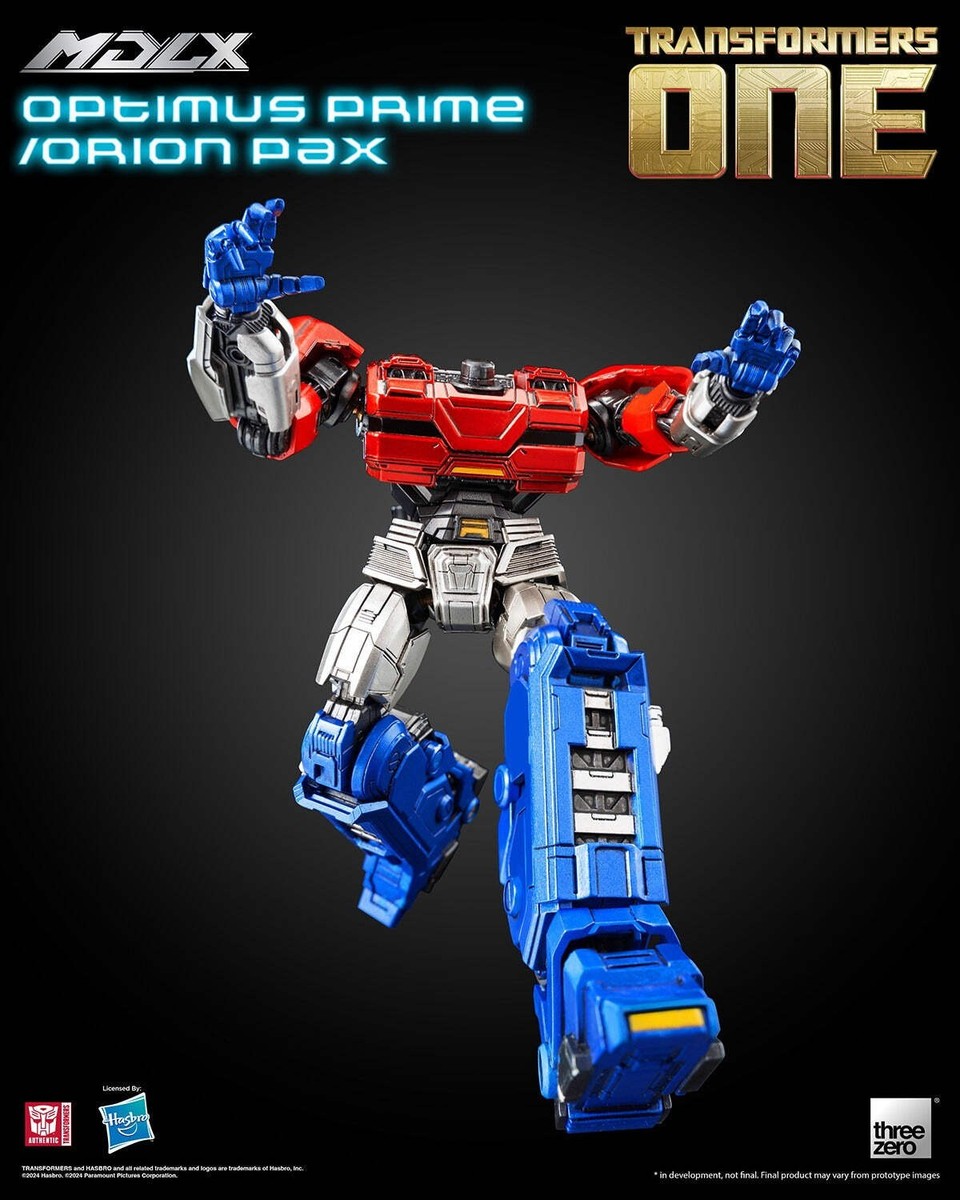 ThreeZero Transformers One Optimus Prime Orion Pax MDLX Action