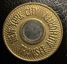 1986 New York City Subway Transit Token, Vintage New York City, NY
