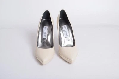 Women Jimmy Choo Heels White 37 - Bild 1 von 4