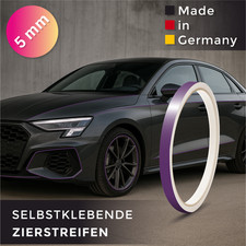 10m x 5mm Violett Zierstreifen Designstreifen Dekor Folie Felgen Auto Streifen