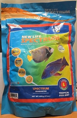 Spectrum Large 3mm Pellet Bag for Fresh & Saltwater Fish, 600g
