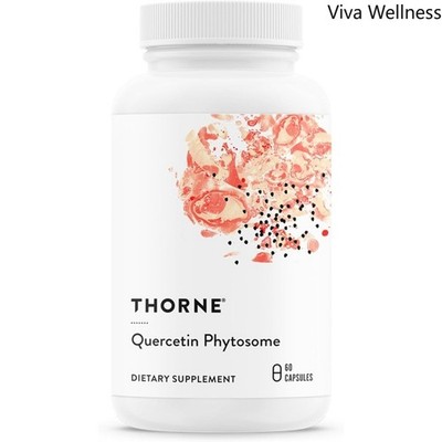 Thorne Quercetin plant antioxidant supplement for immune and respiratory health-