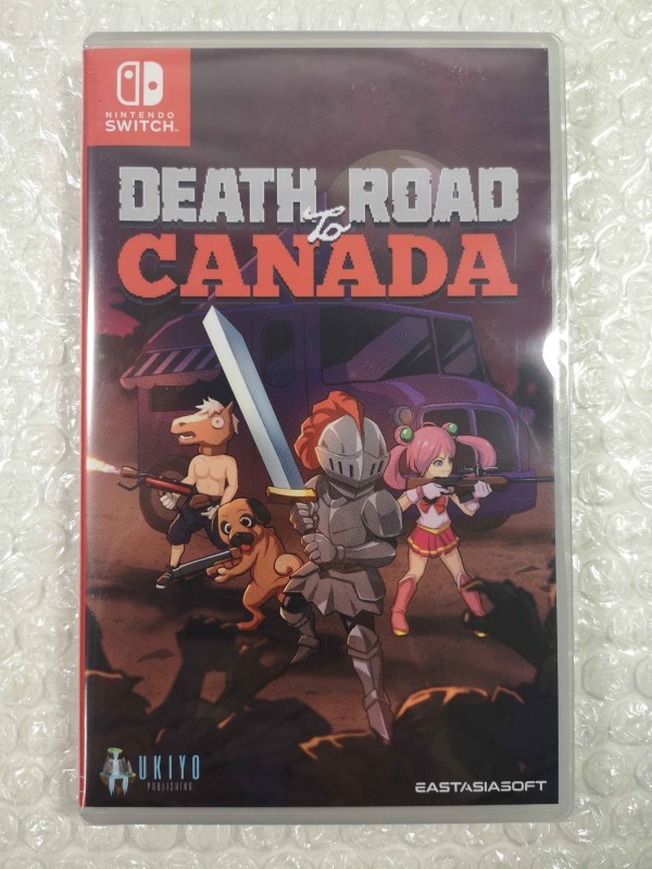 Death Road to Canada Switch jeu vidéo action roguelike zombie anglais import