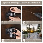 Yescom 7.5ft Deck Umbrella with Base Side Mount Kit Post Holder for Outdoor Rail — photo 6