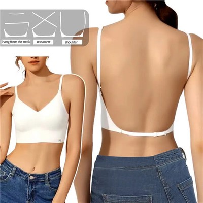 Sexy U-shaped Back Lingerie Female Inner Wear Summer Thin Without