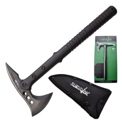 Survivor TRANSGRESSOR Tomahawk Axe w/Nylon Fiber Handle & Sheath-Survival Kit