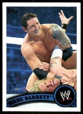 2011 Topps WWE #4 Wade Barrett wrestling card