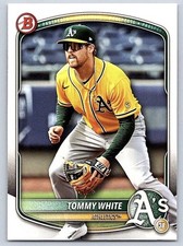 TOMMY WHITE A's Athletics 2025 BOWMAN DRAFT #BD-88
