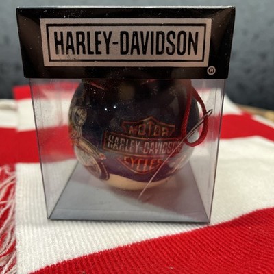 1998 CAVANAGH HARLEY DAVIDSON CHRISTMAS ORNAMENT Biker Santa