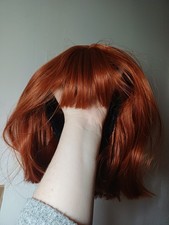 Perruque Carré Bob Roux Neuve