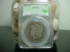 1878 CC Morgan Dollar CAC graded FR 2..Free Shipping