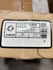 50- 1 1/2” IPS  Hinged Split Ring Pipe Hanger, Malleable Iron Clamp