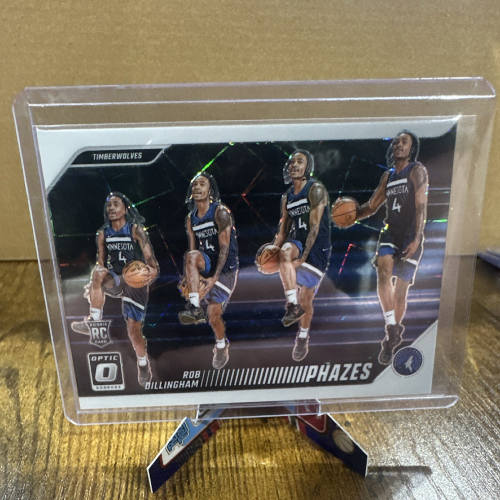 Panini 2024-25 Donruss Optic Phazes Rob Dillingham Rookie #26 Timberwolves NBA