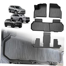 Floor Mats All Weather Compatible with 2024 GMC Ac Tr En 24-25 Floor Mats