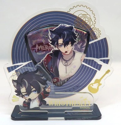 Genshin Impact Rio Sesri Can Badge Acryl Case Set Genshin Cafe Seoul Korea