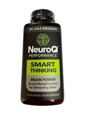 Dr. Dale Bredesen NeuroQ Smart Thinking Brain Power - 60 Veg Caps, Exp 1/28+