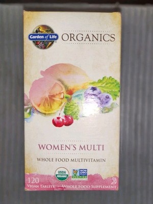 Garden Of Life Women s Multi  Organics 120ct Exp 12/26 New FREE Shipping