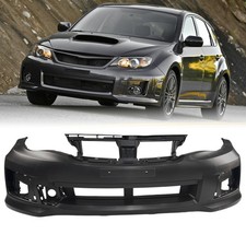 Front Bumper Cover Black Fit For 2011-2014 Subaru Impeza WRX Models