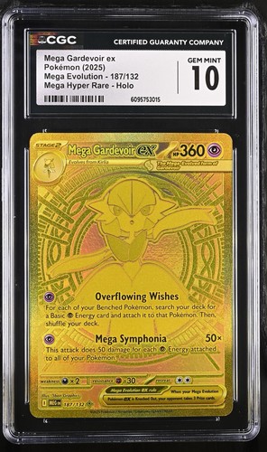 Mega Gardevoir ex graded CGC 10 for sale on eBay
