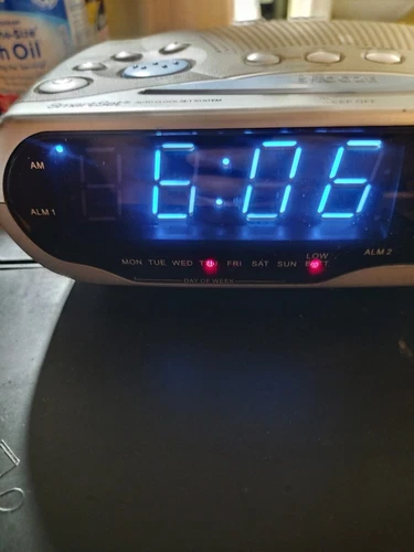 Emerson Research Smart Set CKS1850 Auto Clock and Radio Set System Tested Works