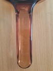 Corning Visions Ware Amber Glass 7" Waffle Bottom Skillet Pan Excellent Conditio — photo 9