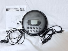 ARAFUNA Portable CD Player with Speakers, Rechargeable, Anti-Skip, AUX/Headset
