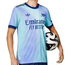 adidas Arsenal 24/25 Third Authentic Soccer Jersey Men s Blue Purple IZ0112 NEW