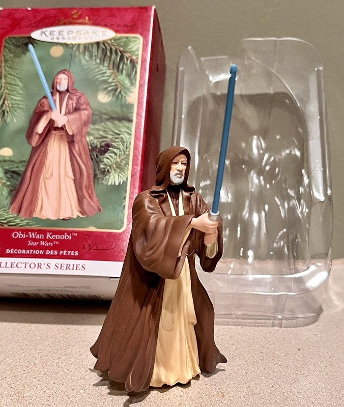 2000 Star Wars Hallmark Keepsake Obi-Wan Kenobi Ornament Christmas used