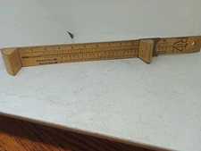 VINTAGE RITZ SHOE FOOT MEASURING RULER RULE AMERICAN AUTOMATIC DEVICES CO. USA