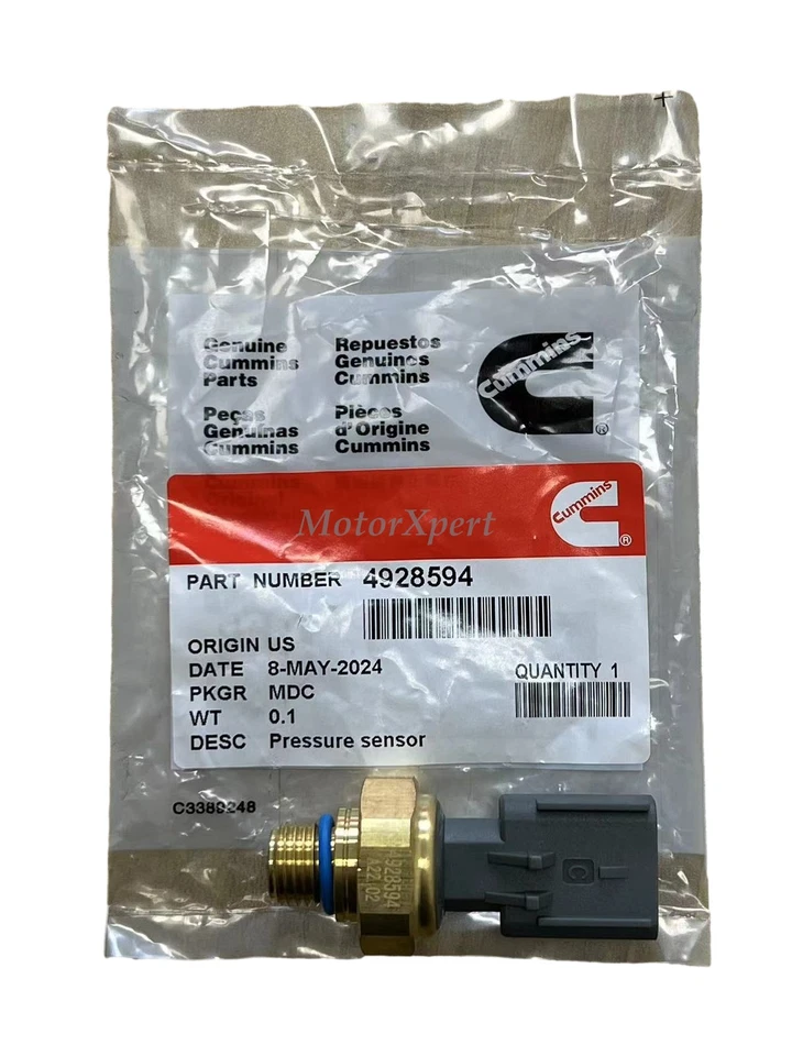 4928594  CUMMINS Exhaust Gas Pressure Sensor Fits For 2007-10 DODGE RAM 2500 6.7 - Image 3 of 4