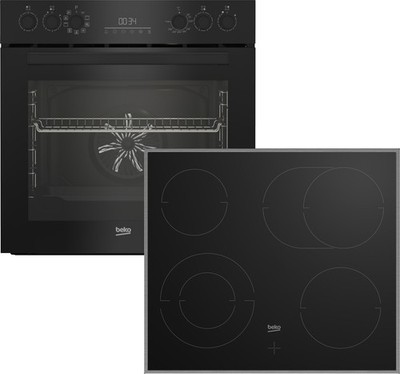 BEKO Einbau-Herdset BBUM17320B - Glasmeramik - A+