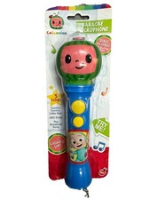 eKids Cocomelon Toy Microphone for Kids, Includes Built-in Music and Lights