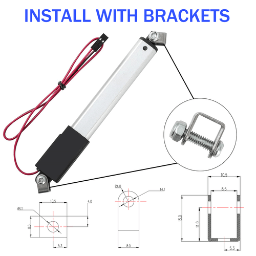 12V 30mm 50mm Micro Linear Actuator High Speed 30mm/s Linearantrieb Robotics VR - Picture 4 of 22