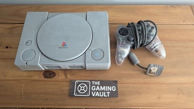 Sony PlayStation 1 PS1 Konsole SCPH-5552 PAL - Defekt - Disc Laufwerk Problem
