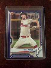 2021 Bowman Prospects Mick Abel #BP-42 Purple Border /250 (RC)